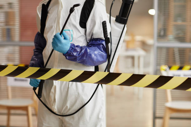 Professional Biohazard Cleanup technician working in Folsom, NJ